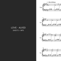 LOVE - ALVED (SHEETS)